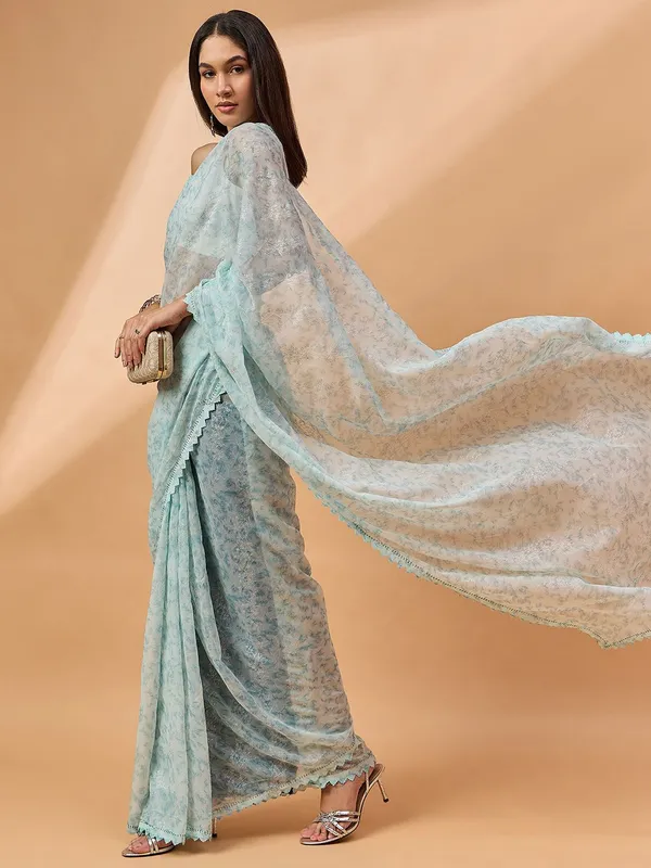 Blue_colour_Pure_Georgette_Saree_for_Women