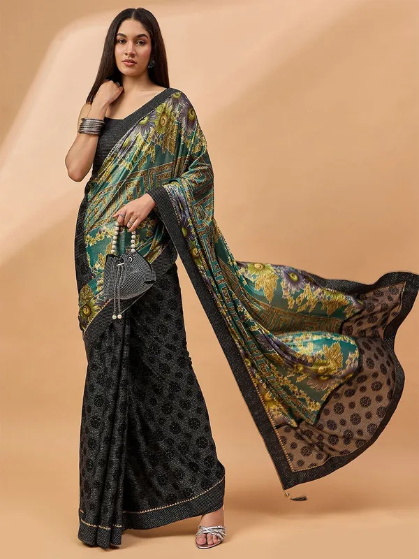 Black_colour_Poly_Chiffon_Saree_for_Women