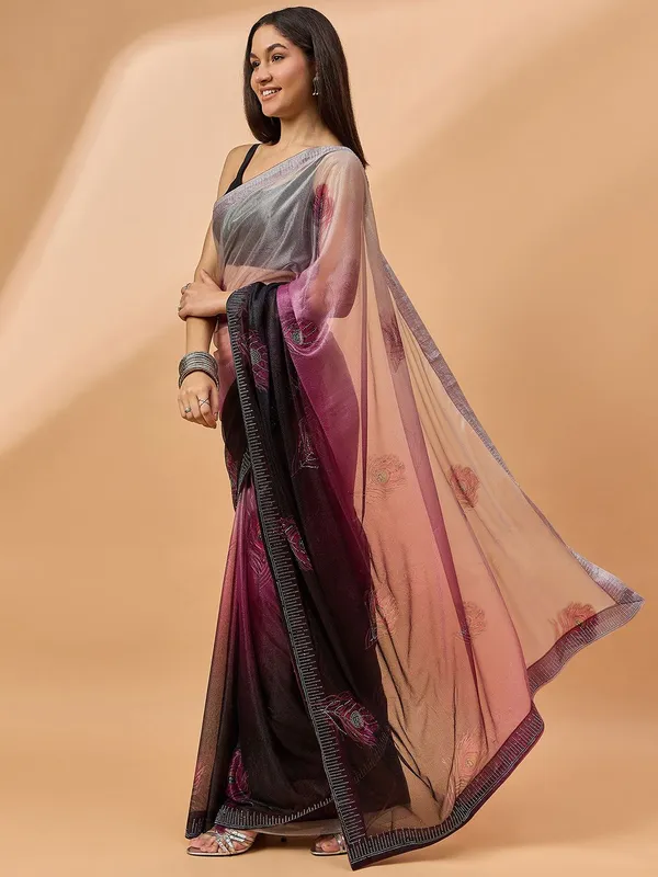 Purple_colour_Poly_Chiffon_Saree_for_Women