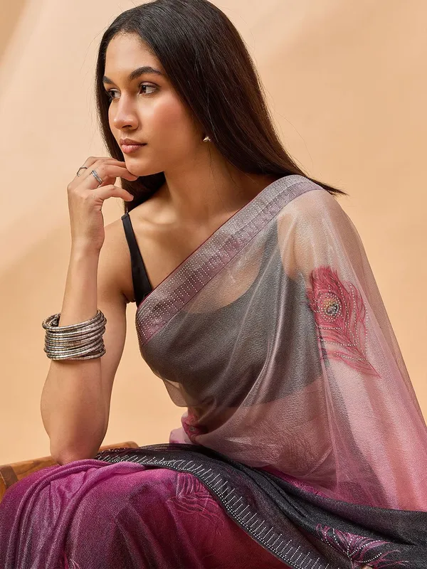 Purple_colour_Poly_Chiffon_Saree_for_Women