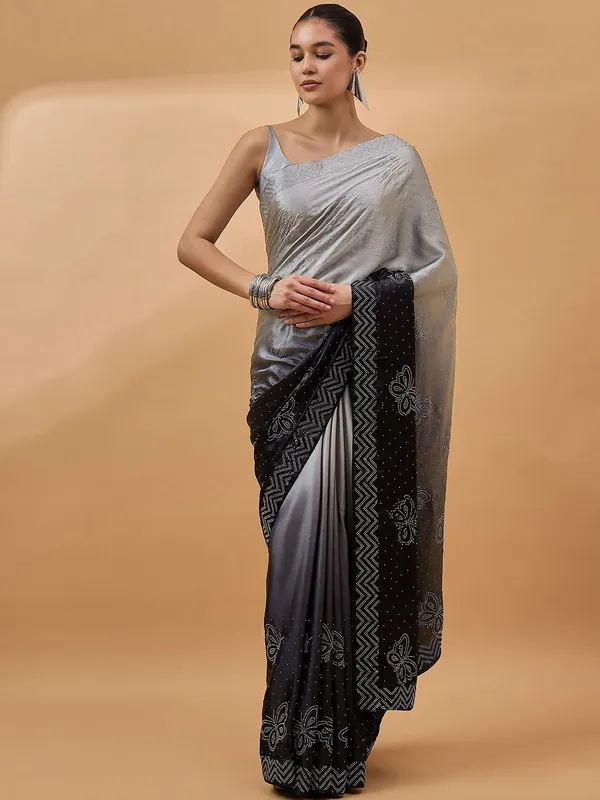 Black_colour_Satin_Saree_for_Women