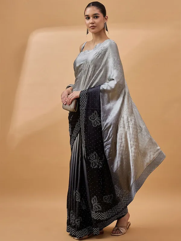 Black_colour_Satin_Saree_for_Women