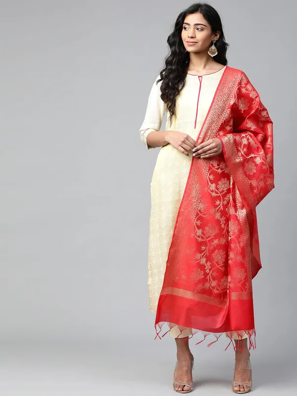Red_colour_Silk_Blend_Dupatta_for_Women