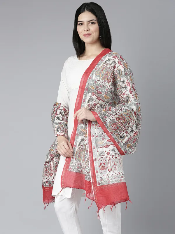 Red_colour_Silk_Blend_Dupatta_for_Women