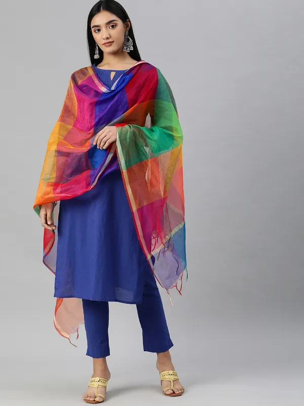 Multi_colour_Silk_Blend_Dupatta_for_Women