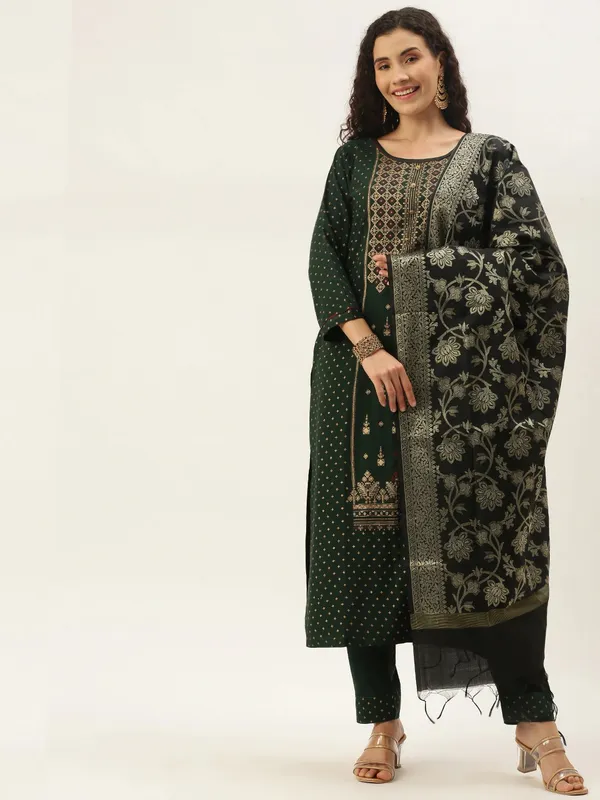 Black_colour_Silk_Blend_Dupatta_for_Women