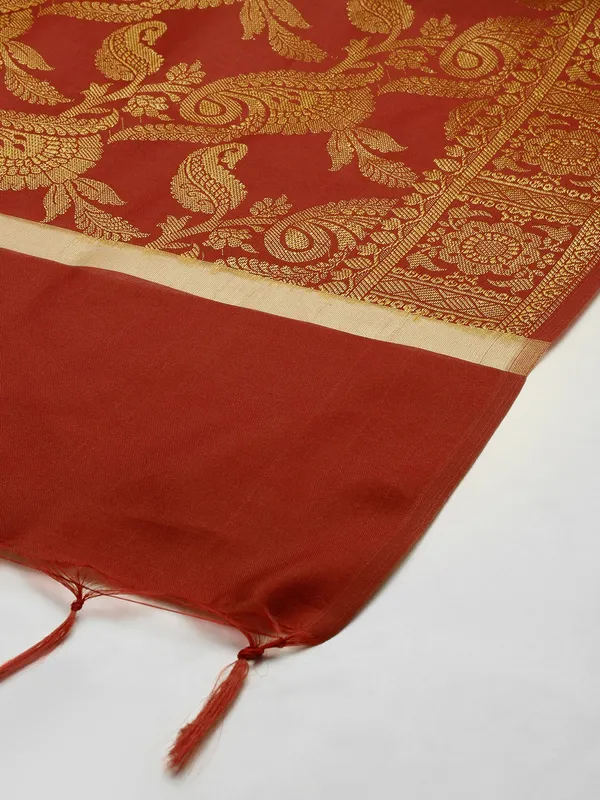 Red_colour_Silk_Blend_Dupatta_for_Women