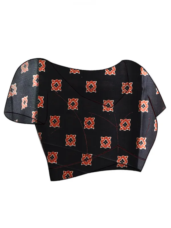 Black_Satin_Solid_Sarees_For_Women
