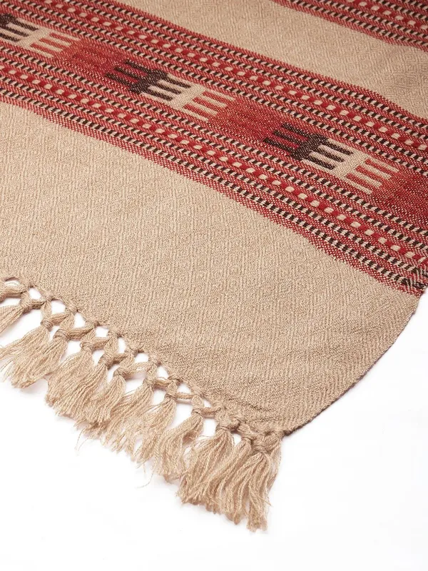 Beige_colour_Wool_Shawl_for_Women