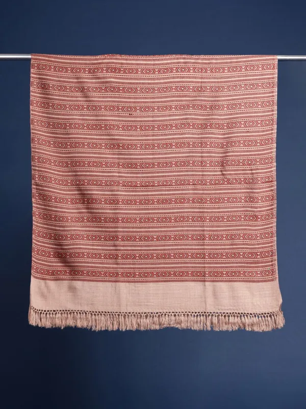 Beige_colour_Wool_Shawl_for_Women