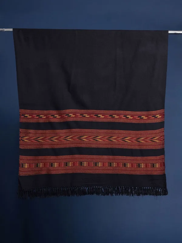 Black_colour_Wool_Shawl_for_Women
