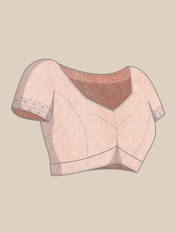 Pink_colour_Silk_Blend_Saree_for_Women