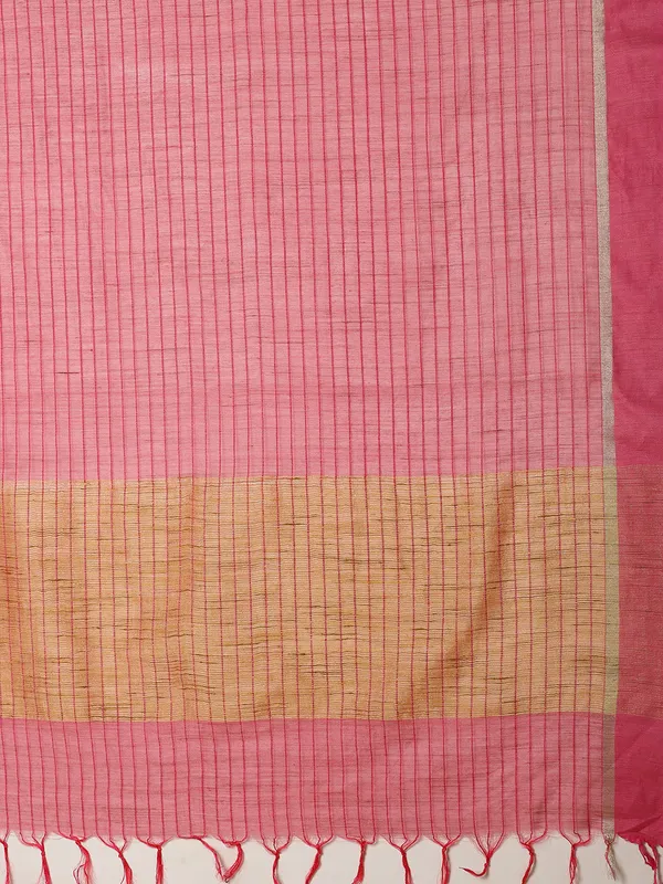 Pink_colour_Silk_Blend_Saree_for_Women