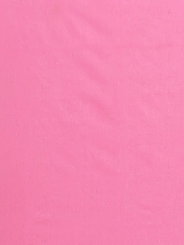 Pink_colour_Cotton_Blend_Saree_for_Women