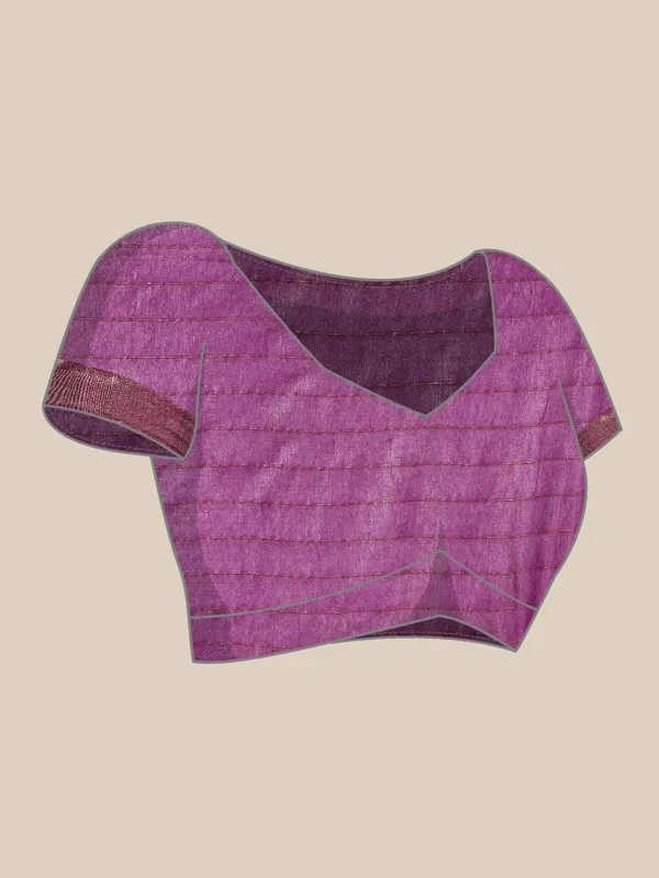Magenta_colour_Silk_Blend_Saree_for_Women