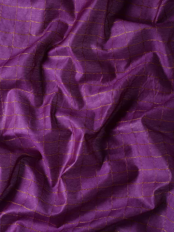 Magenta_colour_Silk_Blend_Saree_for_Women