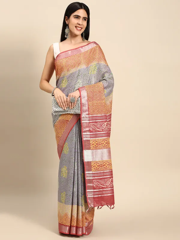 Blue_colour_Cotton_Saree_for_Women