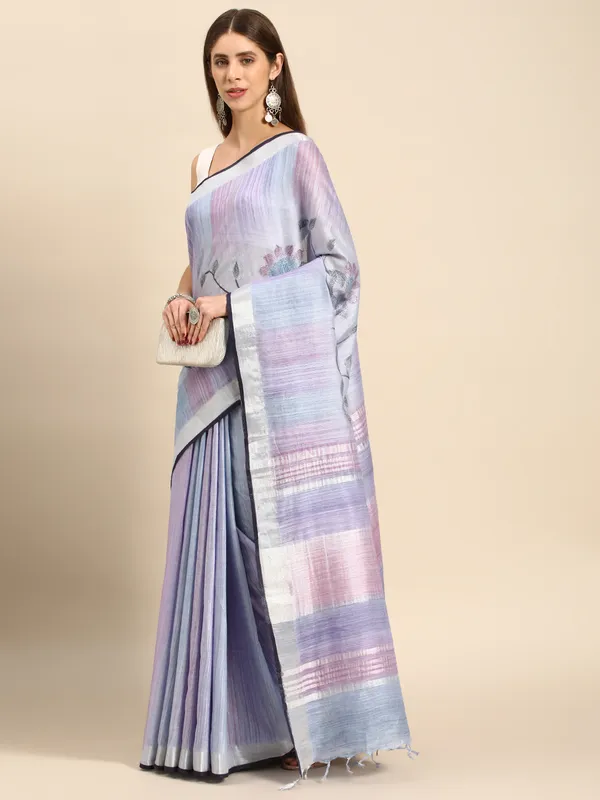 Blue_colour_Cotton_Saree_for_Women