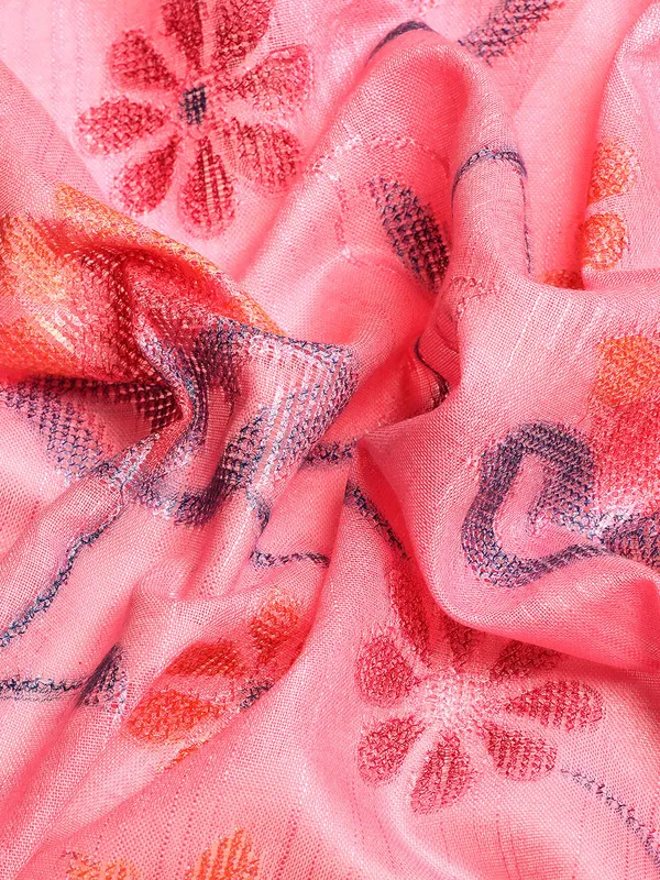 Pink_colour_Cotton_Saree_for_Women