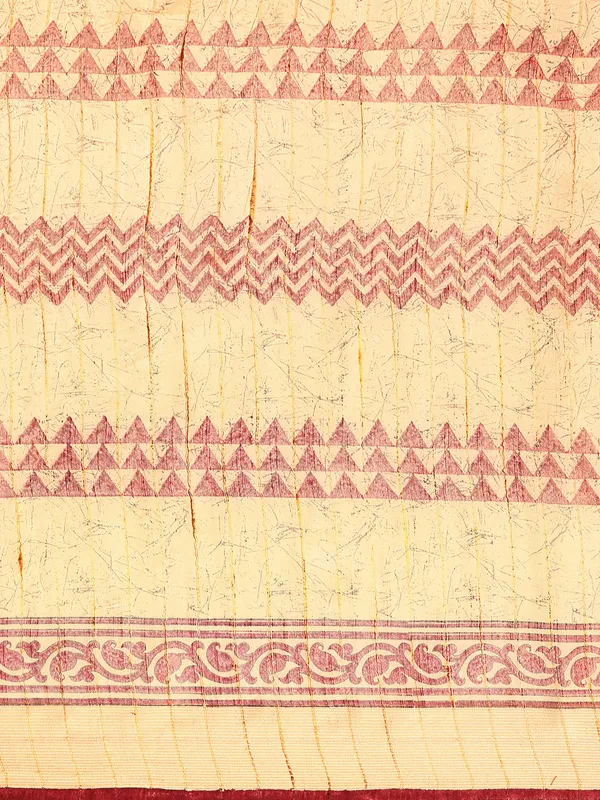 Brown_colour_Silk_Blend_Saree_for_Women