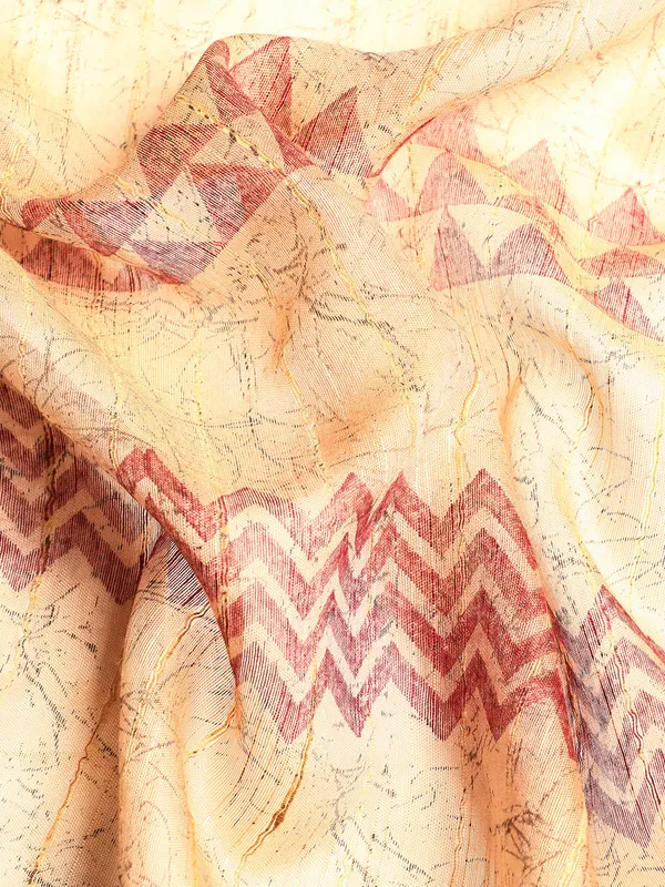 Brown_colour_Silk_Blend_Saree_for_Women