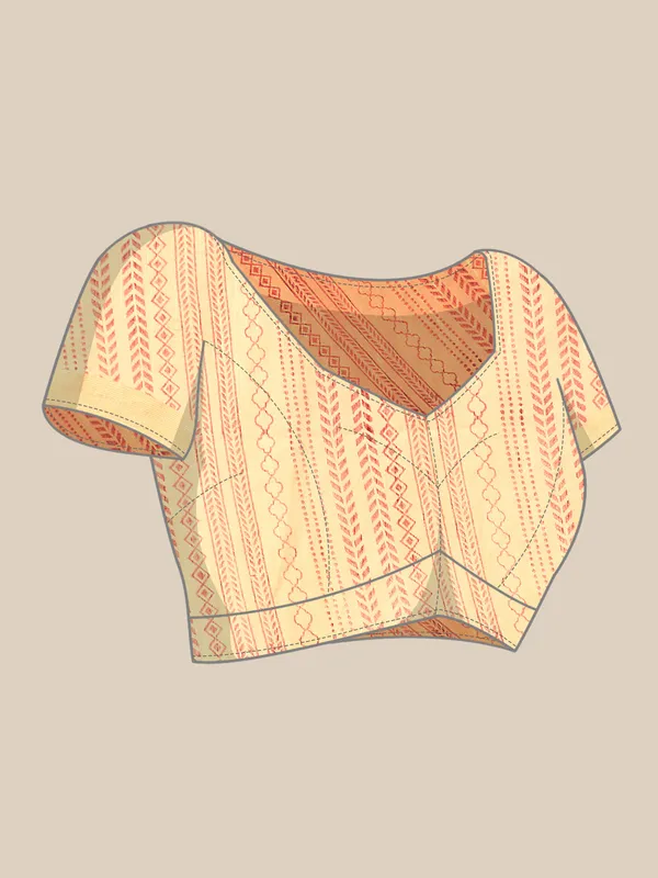 Brown_colour_Silk_Blend_Saree_for_Women