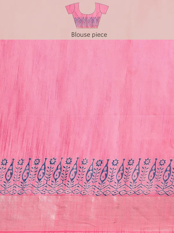 Pink_colour_Silk_Blend_Saree_for_Women