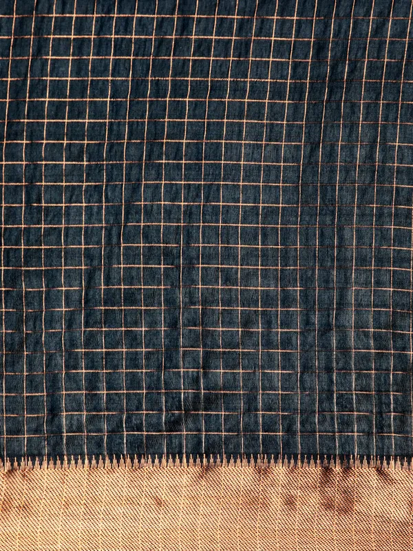 Blue_colour_Silk_Blend_Saree_for_Women