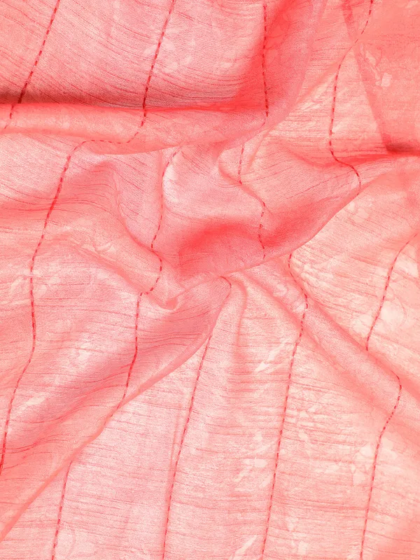 Peach_colour_Silk_Blend_Saree_for_Women