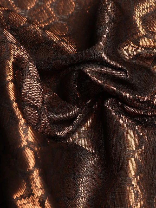 Black_colour_Silk_Blend_Saree_for_Women