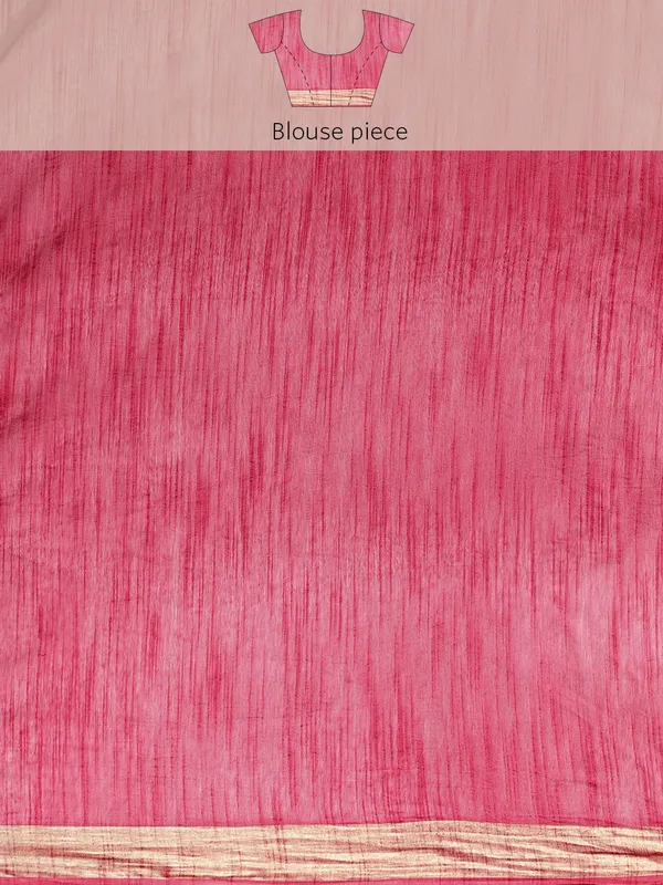 Magenta_colour_Silk_Blend_Saree_for_Women