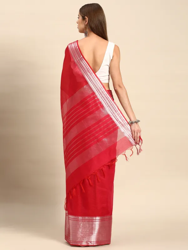 Pink_colour_Silk_Blend_Saree_for_Women