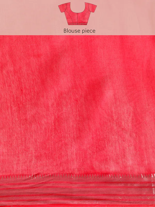 Pink_colour_Silk_Blend_Saree_for_Women