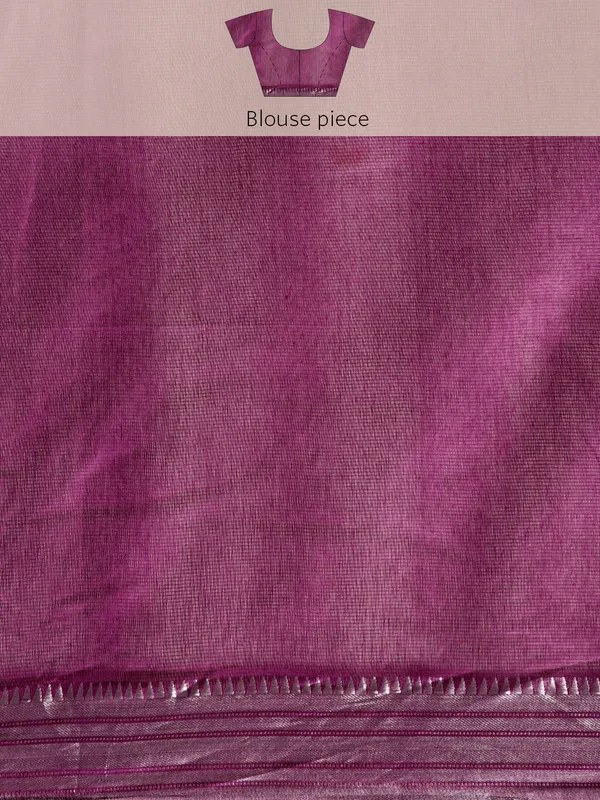 Purple_colour_Silk_Blend_Saree_for_Women
