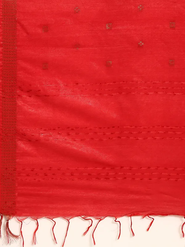 Red_colour_Silk_Blend_Saree_for_Women