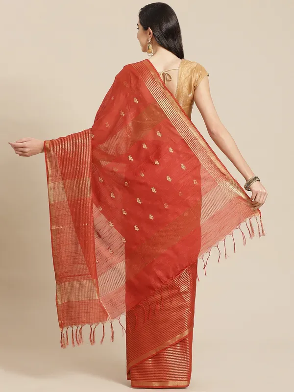 Red_colour_Silk_Blend_Saree_for_Women