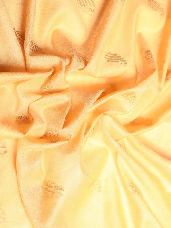 Yellow_colour_Silk_Blend_Saree_for_Women