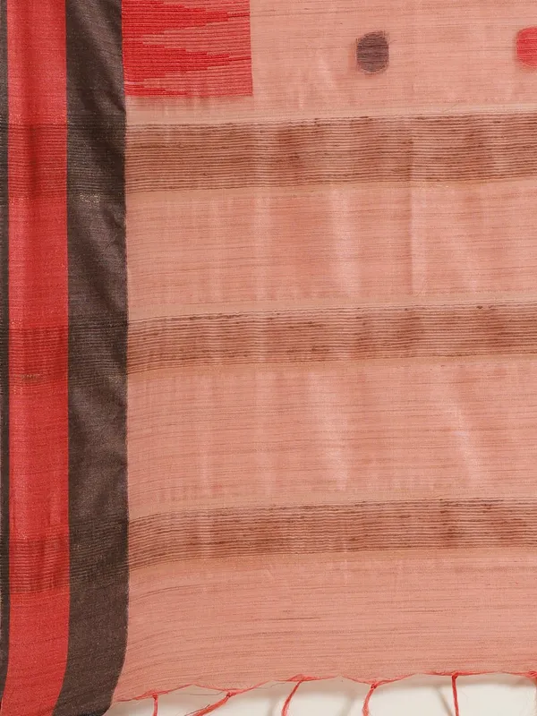 Peach_colour_Silk_Blend_Saree_for_Women