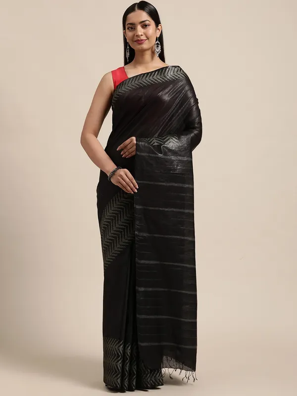 Black_colour_Silk_Cotton_Saree_for_Women