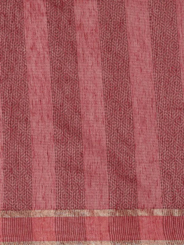 Pink_colour_Silk_Blend_Saree_for_Women