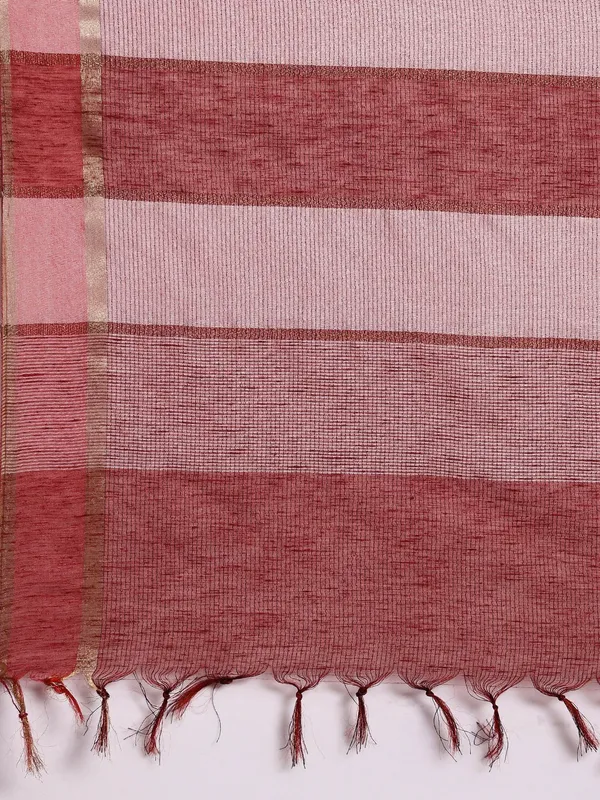 Pink_colour_Silk_Blend_Saree_for_Women