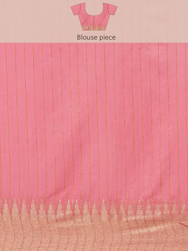 Pink_colour_Silk_Blend_Saree_for_Women