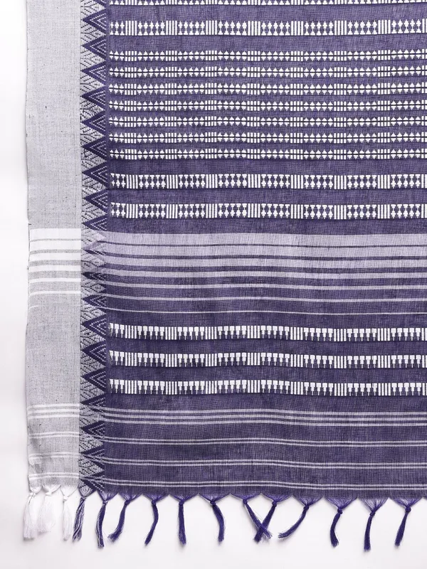 Blue_colour_Pure_Cotton_Saree_for_Women