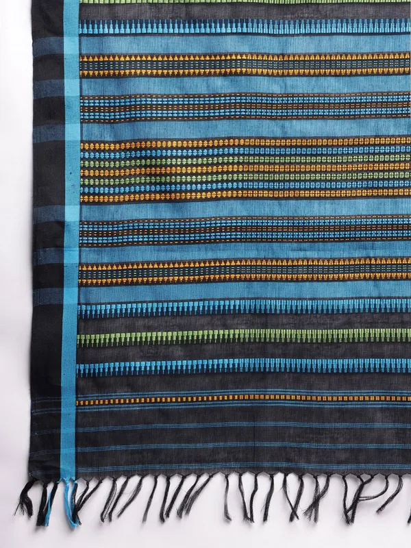 Black_colour_Pure_Cotton_Saree_for_Women