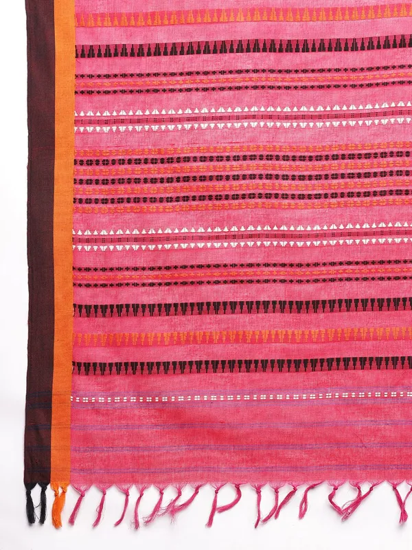 Pink_colour_Pure_Cotton_Saree_for_Women