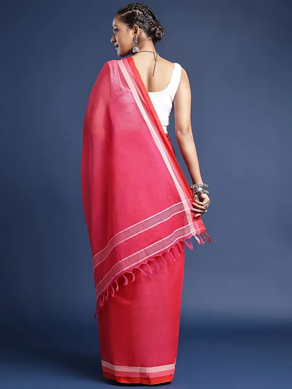 Pink_colour_Pure_Cotton_Saree_for_Women