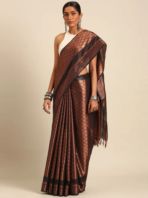 Black_colour_Tissue_Saree_for_Women