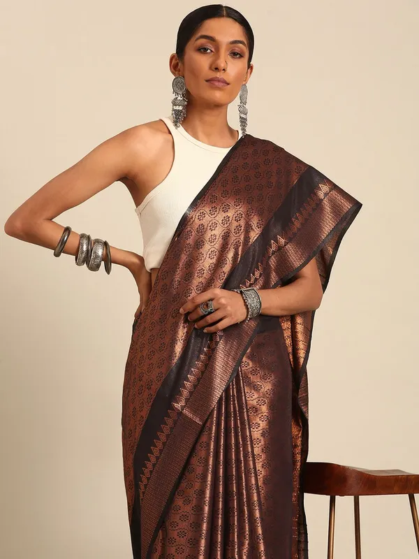 Black_colour_Tissue_Saree_for_Women