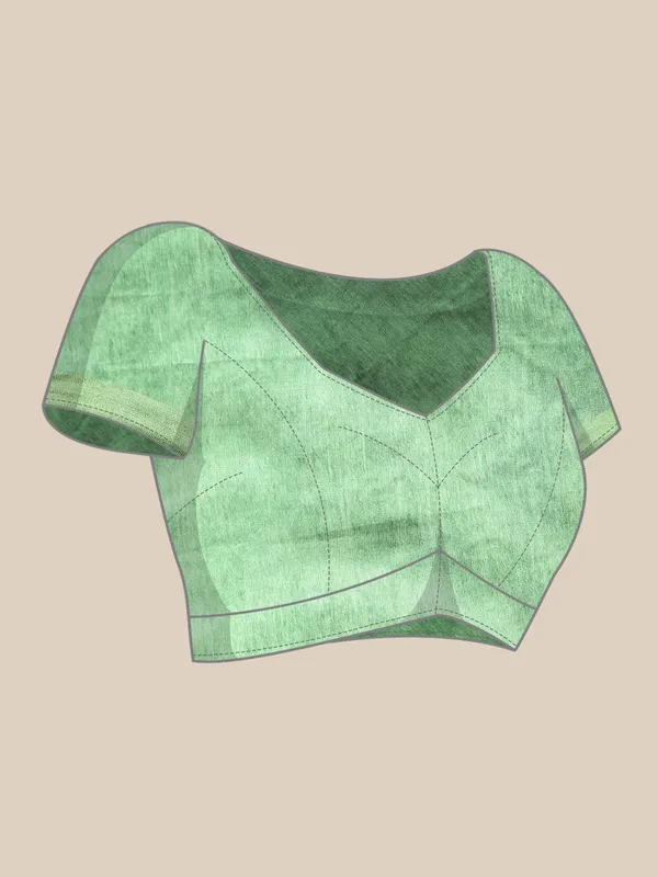 Green_colour_Silk_Blend_Saree_for_Women