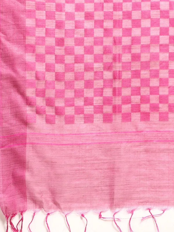Pink_colour_Silk_Blend_Saree_for_Women